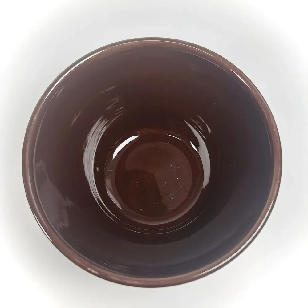 Set Of 2 Pottery Barn Sausalito Dark Chocolate Brown Cereal Soup Bowls 6